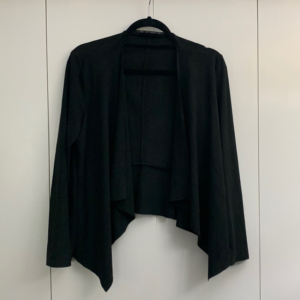 Soft and drapey black jacket